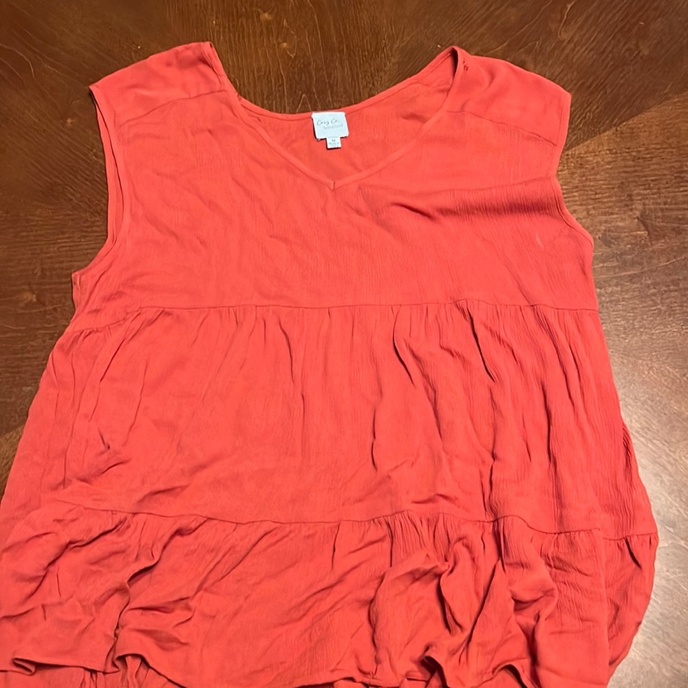 Orange dress shirt